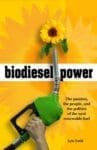 Book cover featuring a sunflower in a green fuel nozzle; title: "Biodiesel Power".