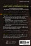 Back cover of Food Science for Gardeners, featuring tips and expert endorsements.
