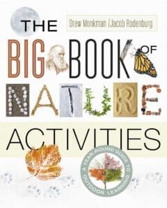 Cover for "The Big Book of Nature Activities" with outdoor education-themed images.