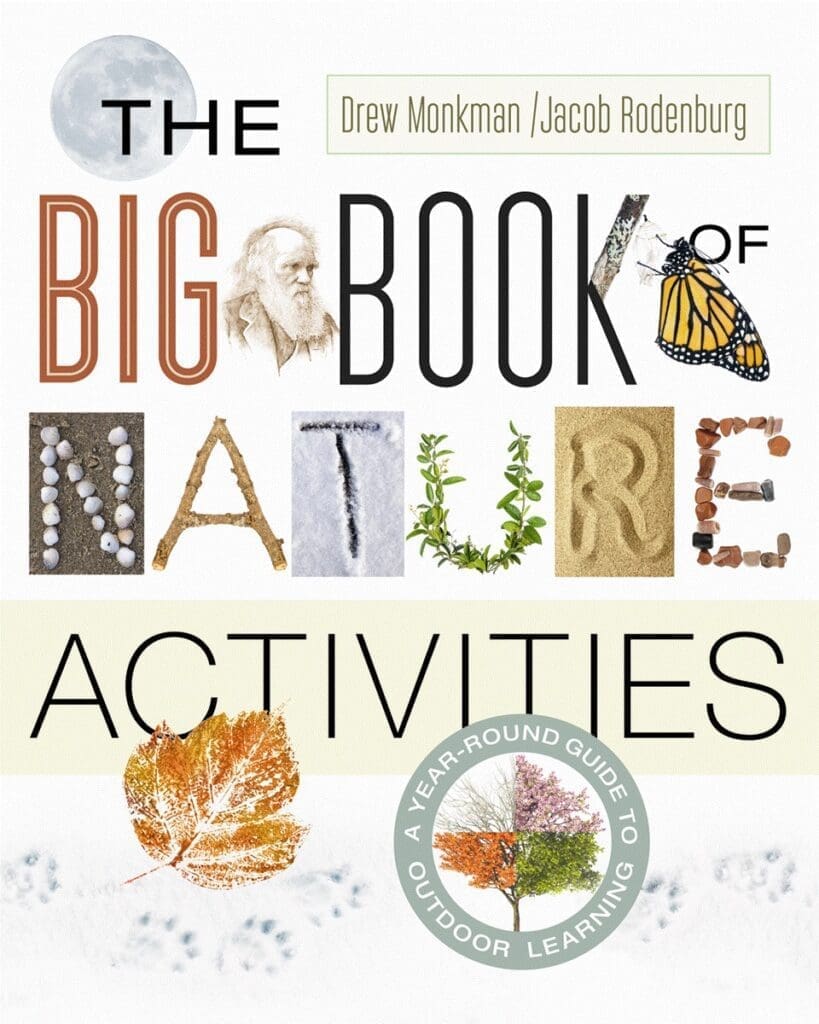 Cover for "The Big Book of Nature Activities" with outdoor education-themed images.