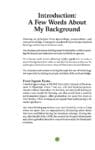 A book page titled "Introduction: A Few Words About My Background" from Root Vegetables.