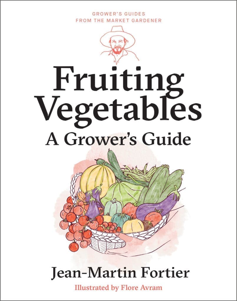 Book cover of "Fruiting Vegetables" featuring fruiting vegetables illustration.