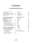 Table of contents page listing chapters and topics in a gardening book, with page numbers.