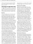 A page of text on light straw clay construction, advantages, and properties.
