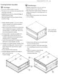 Diagram showing advantages, disadvantages, and details of framing a lumber top plate for SIPS.
