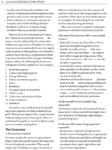 A page from a book lists sustainable home design goals and categories such as ecosystem health.