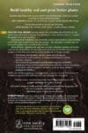 Back cover of a gardening book with a summary, author bio, praises, and publication details.
