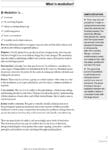 A document explains mediation, its process, and types, with a sidebar of sample situations.